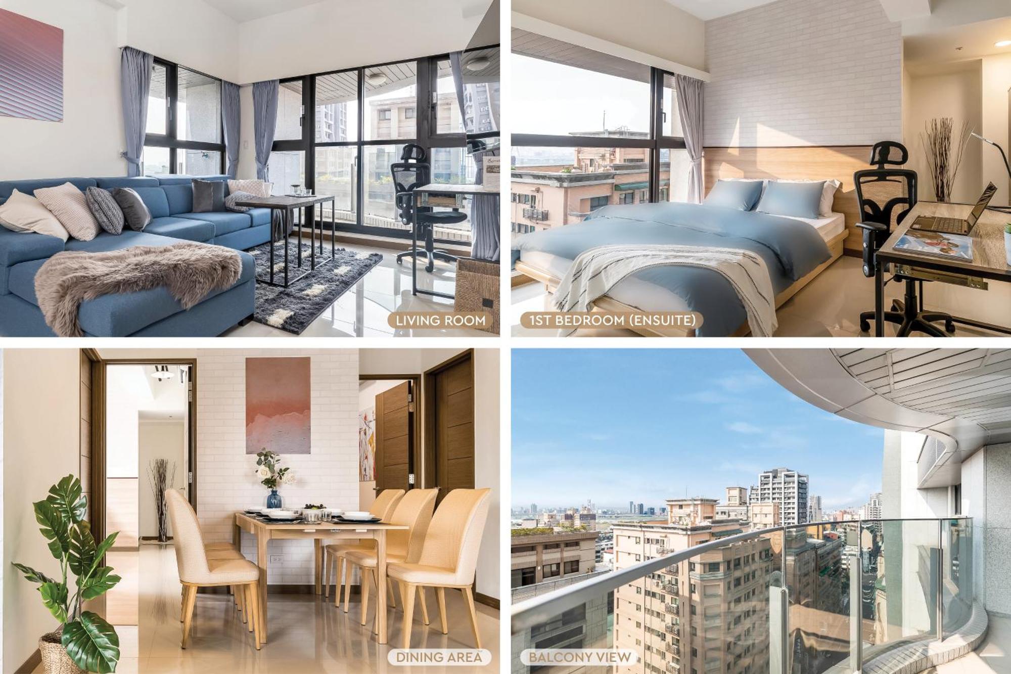 High Floor New Bldg 4B2Bldk Ximending, Stunning Views • 高層新樓 4房2衛 西門町 美景 Taipei Exterior foto